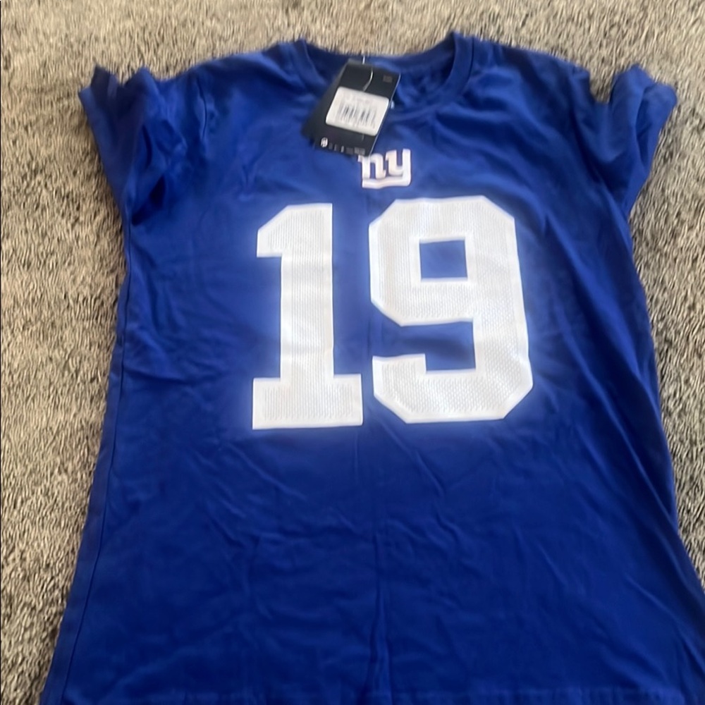 Nike Blue and White Jersey Shirt
